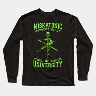 Herbert West Miskatonic - Azhmodai 23 Long Sleeve T-Shirt